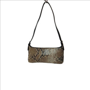 Classiques Entiere Snakeskin Shoulder Bag